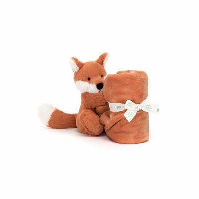 Jellycat Bashful Fox Cub Soothers Australia | 412639ZVG